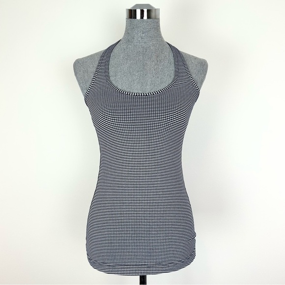 Lululemon Gingham Inkwell Cool Racerback - Picture 1 of 5